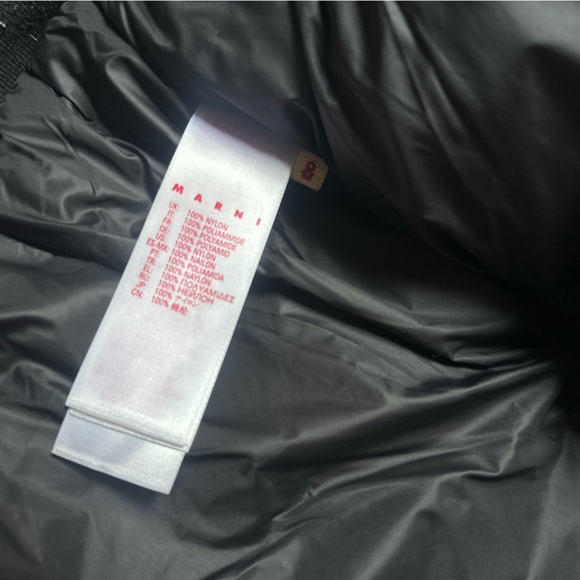 Marni kids black nylon quilted jacket - Picture 5 of 5